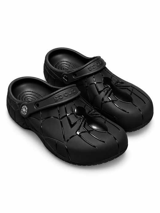 CROCS X SPIDERMAN Versión black